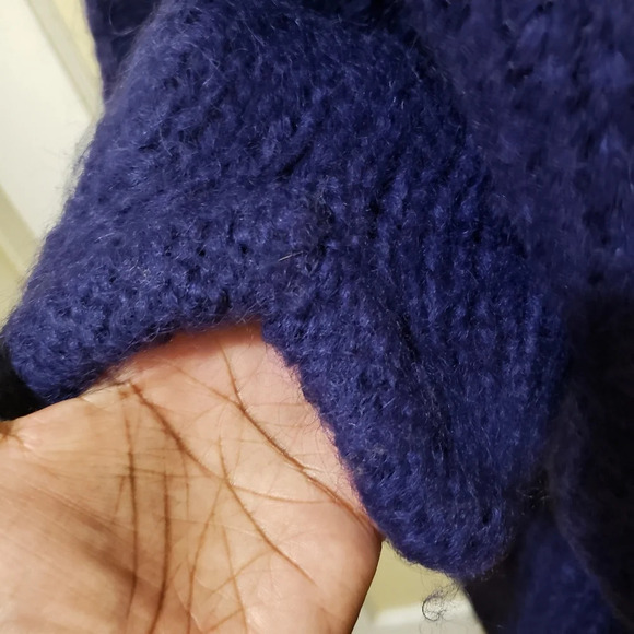 - Vintage Wool Sweater by J.W. Robinson's Royal Blue / Size Medium - Picture 3 of 5